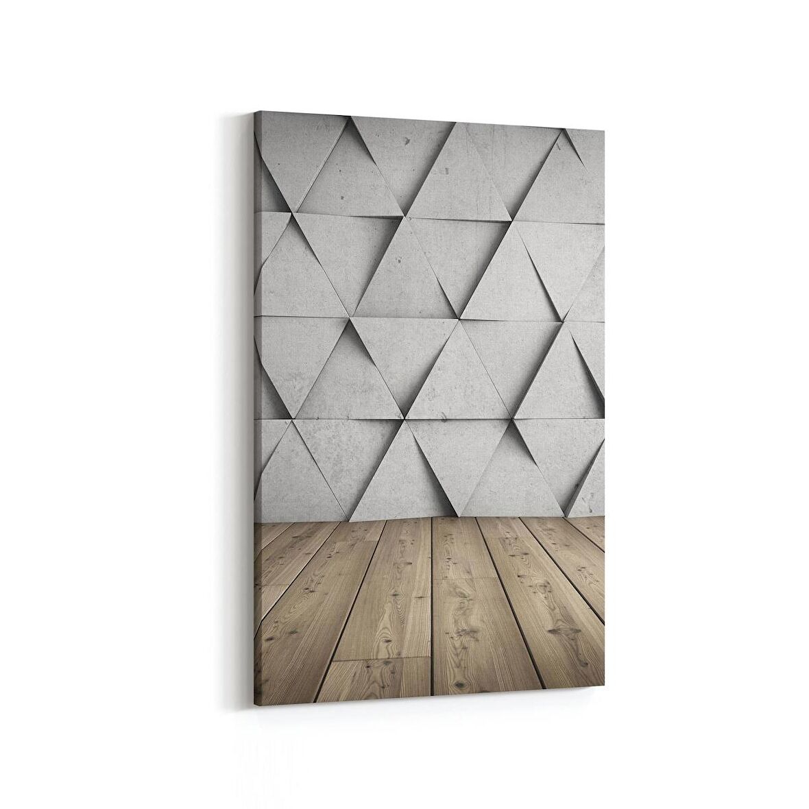 Olla 10040D Abstract 3 Boyut Görsel Dikey Kanvas Tablo (Ölçü: 60X90)