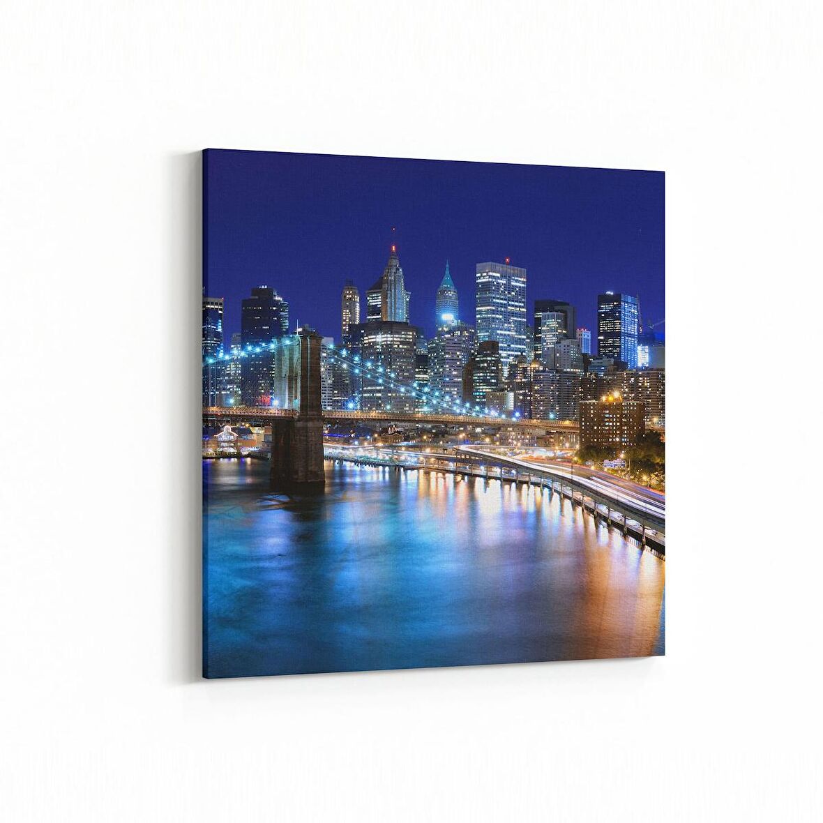 Olla 17911K Yapı Görseli Kare Kanvas Tablo (Ölçü: 60X60)