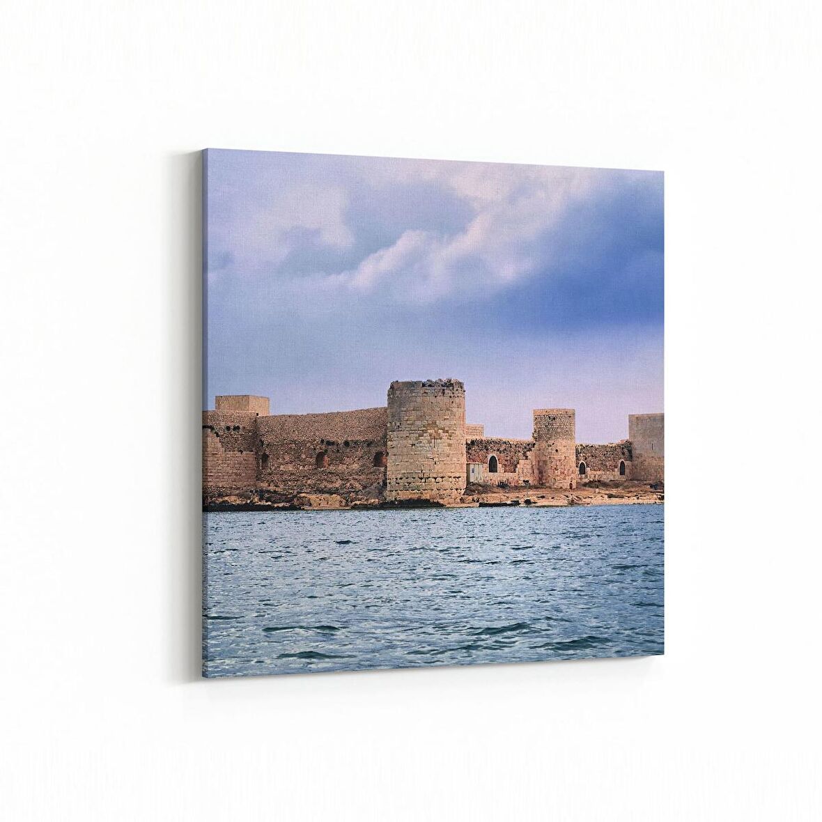 Olla 18269K Yapı Görseli Kare Kanvas Tablo (Ölçü: 25X25)