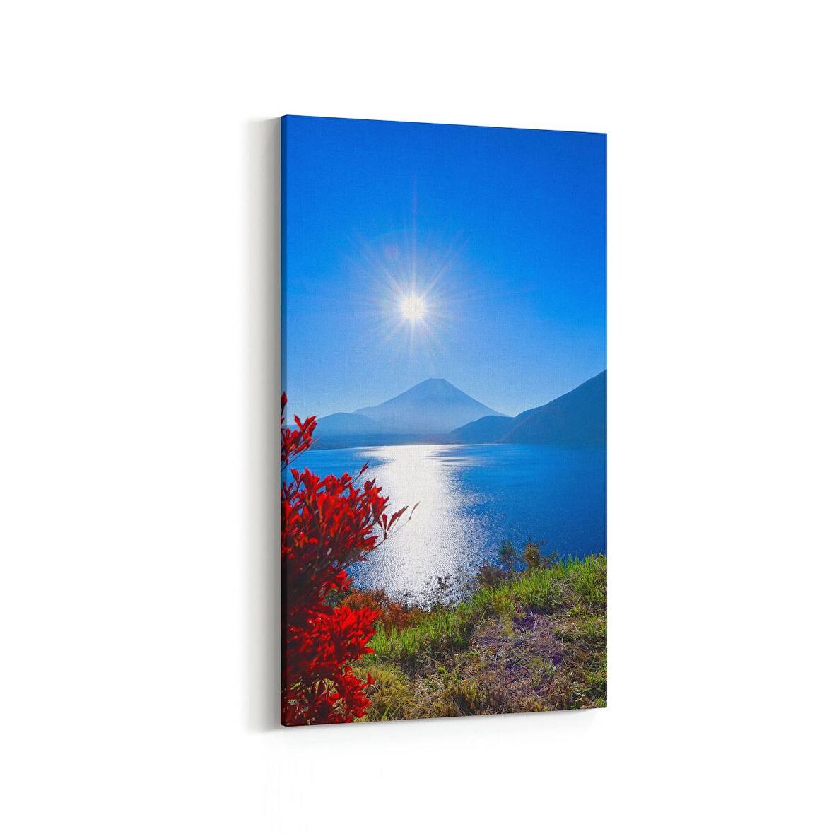 Olla 13716DD Doğa / Manzara Görseli Dikey Dar Kanvas Tablo (Ölçü: 40X80)