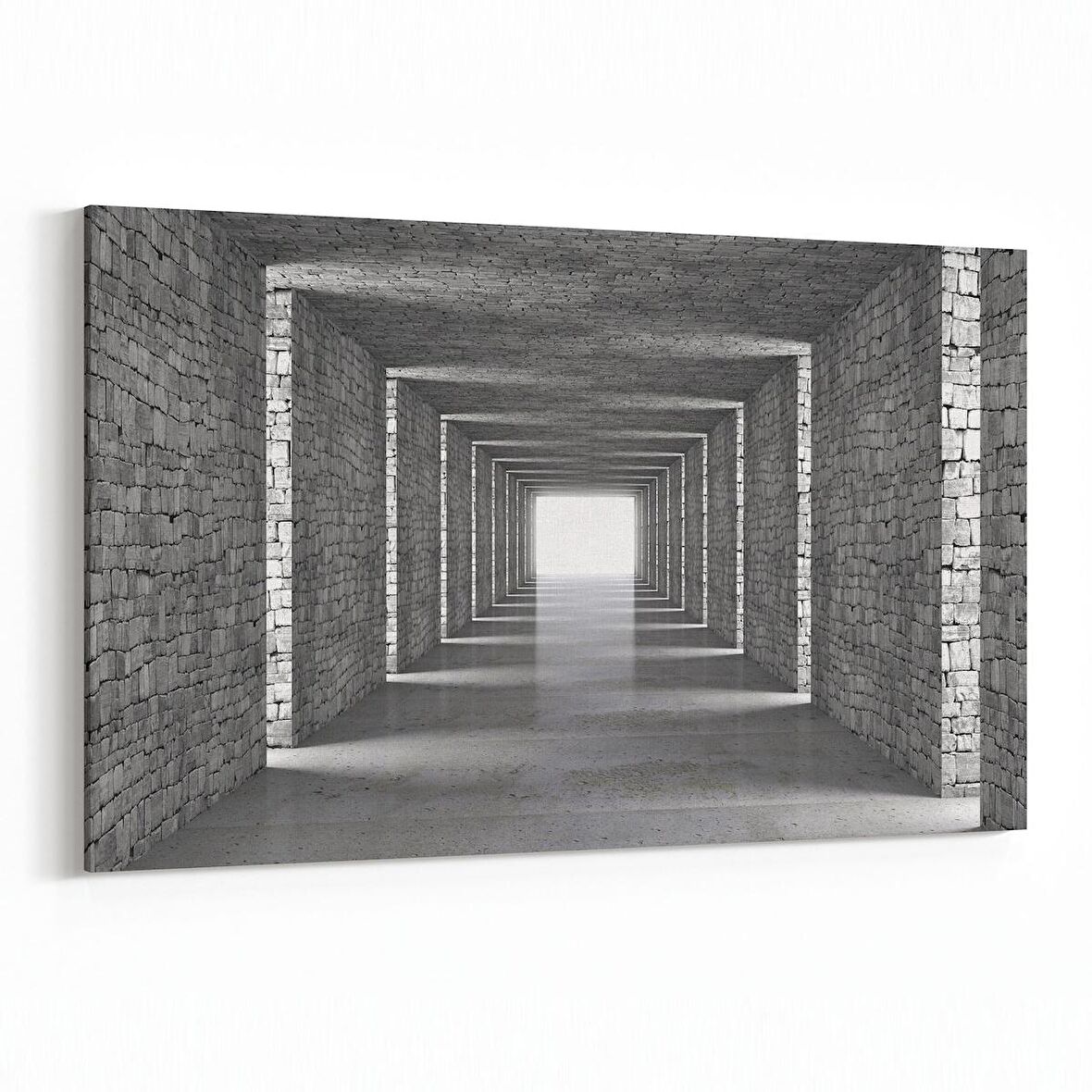Olla 10435Y Abstract Tünel Görsel Yatay Kanvas Tablo (Ölçü: 30X20)