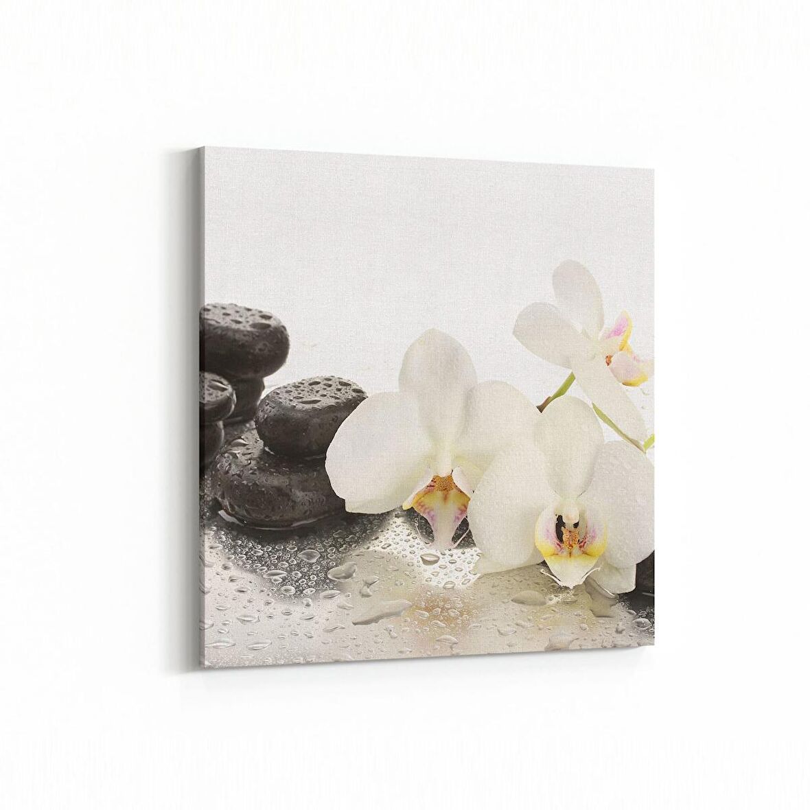 Olla 17042K Spa / Masaj Görseli Kare Kanvas Tablo (Ölçü: 30X30)