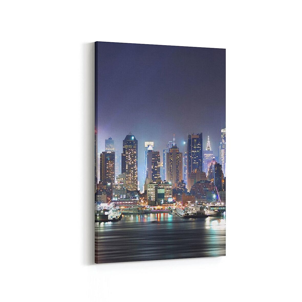 Olla 18746D Yapı Görseli Dikey Kanvas Tablo (Ölçü: 100X150)