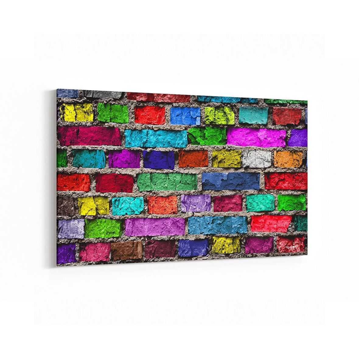 Olla 17522Y Taş / Tuğla Görseli Yatay Kanvas Tablo (Ölçü: 150X100)