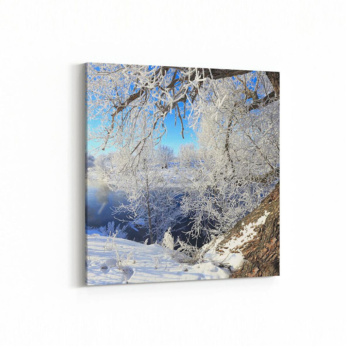 Olla 13786K Doğa / Manzara Görseli Kare Kanvas Tablo (Ölçü: 25X25)