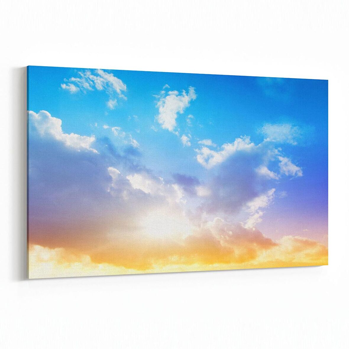 Olla 15471Y Gökyüzü Bulut Görseli  Yatay Kanvas Tablo (Ölçü: 90X60)