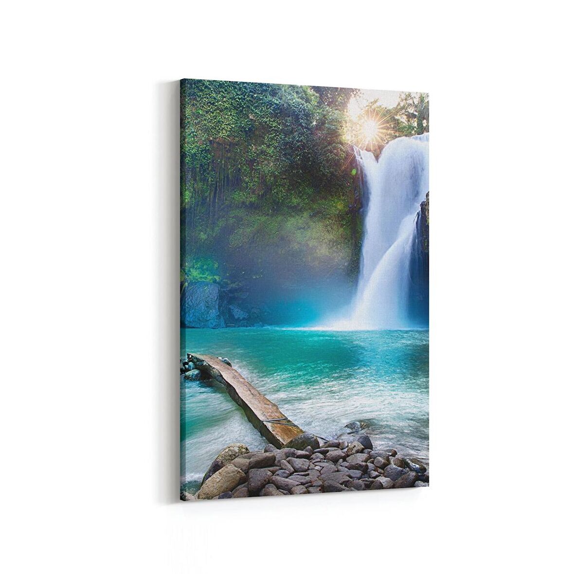 Olla 14082D Doğa / Manzara Görseli Dikey Kanvas Tablo (Ölçü: 100X150)