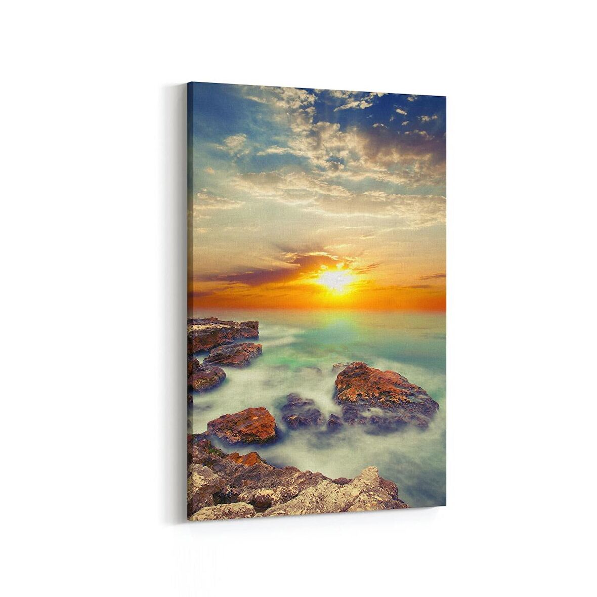 Olla 13684D Doğa / Manzara Görseli Dikey Kanvas Tablo (Ölçü: 60X90)