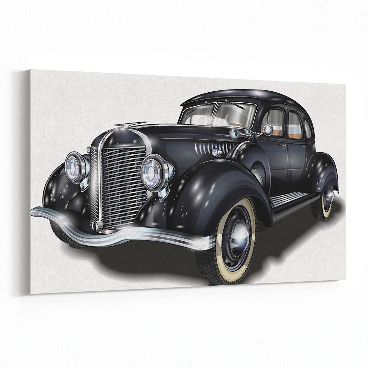 Olla 12273Y Araç Görseli Yatay Kanvas Tablo (Ölçü: 90X60)