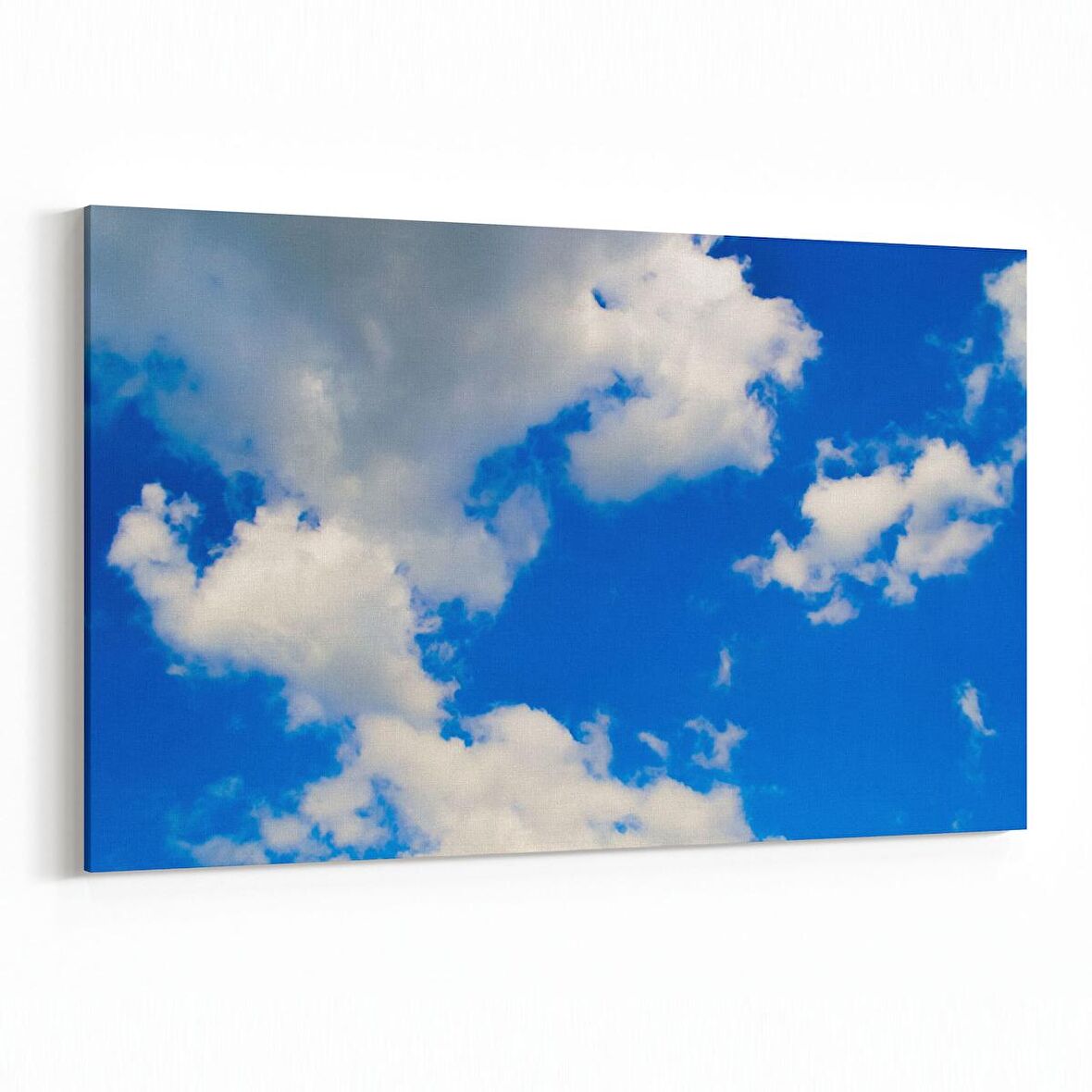 Olla 15669Y Gökyüzü Bulut Görseli  Yatay Kanvas Tablo (Ölçü: 120X80)