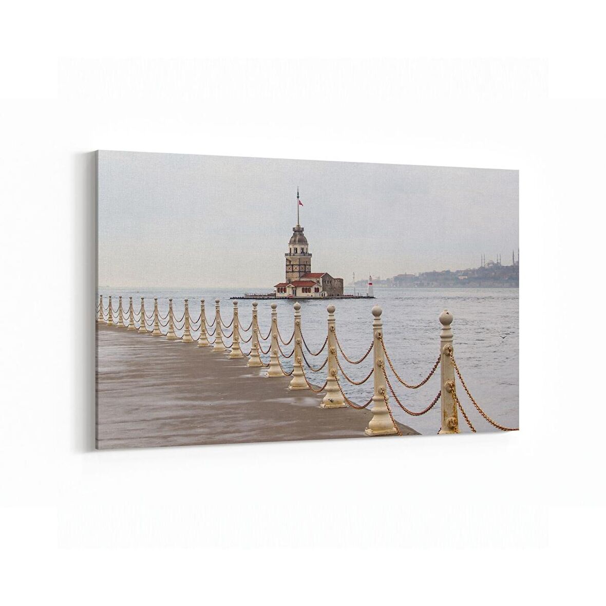 Olla 18547Y Yapı Görseli Yatay Kanvas Tablo (Ölçü: 70X50)