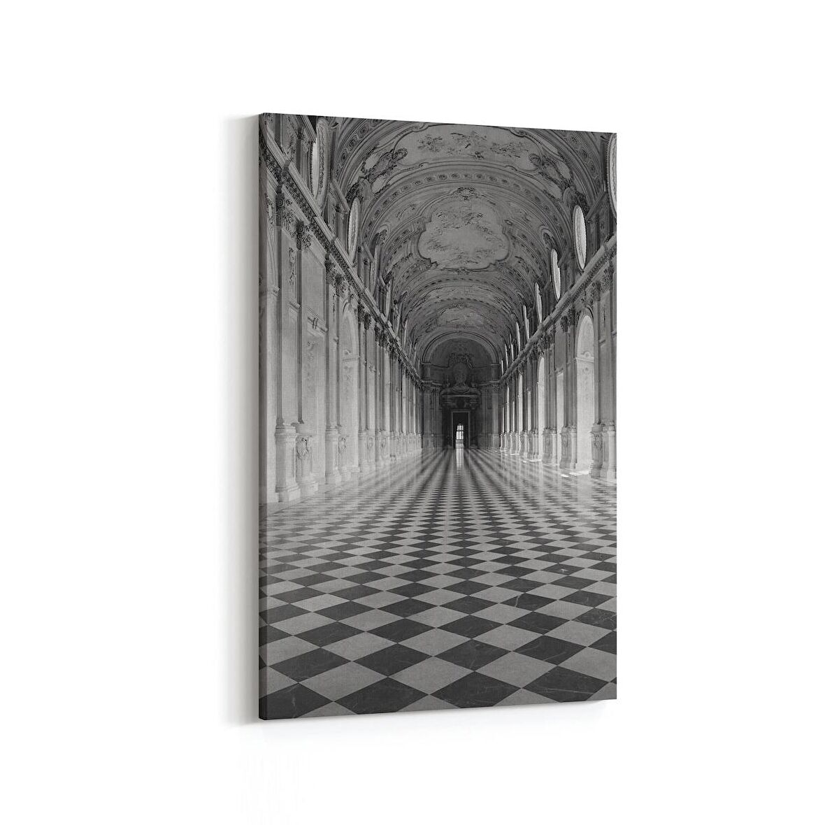 Olla 18018D Yapı Görseli Dikey Kanvas Tablo (Ölçü: 20X30)