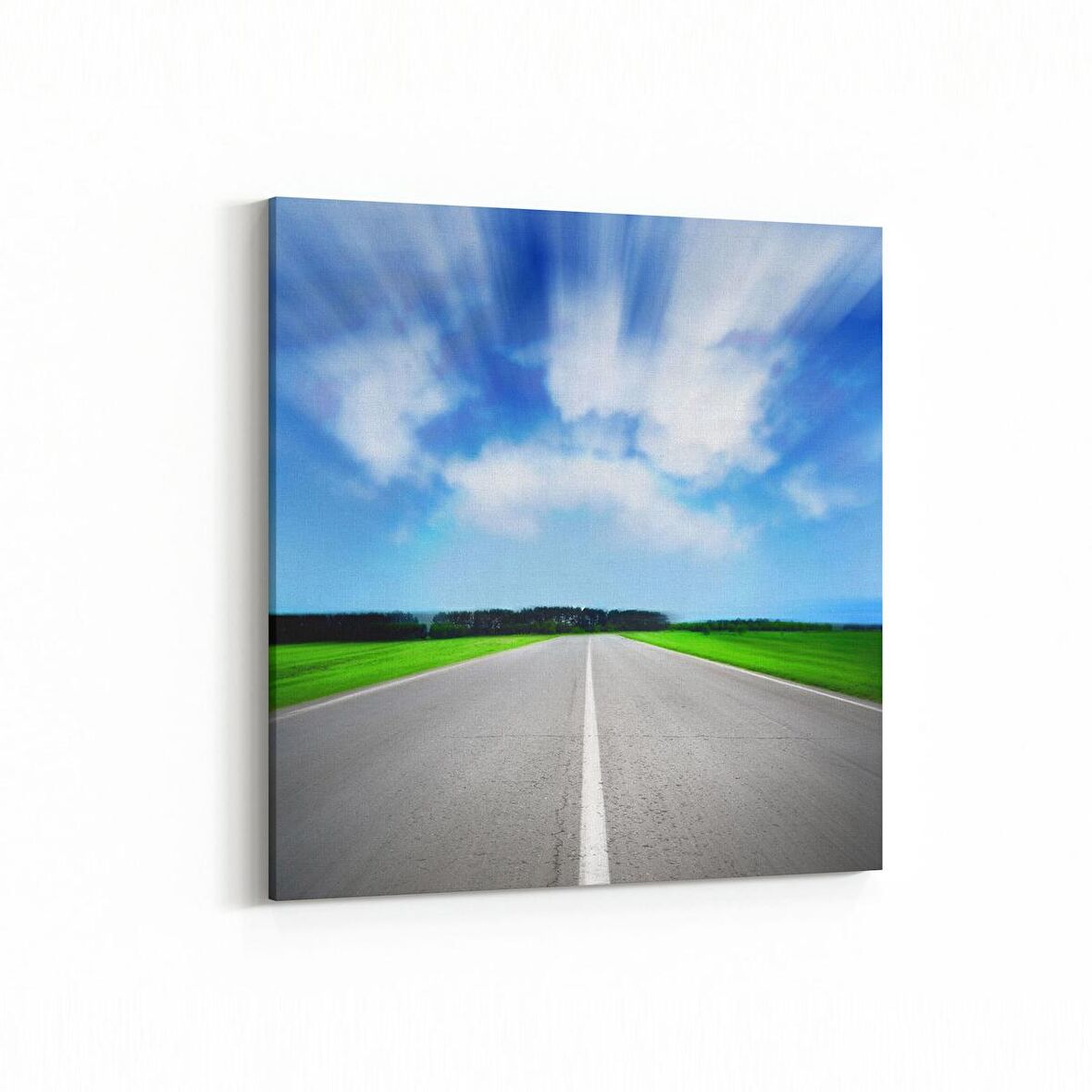 Olla 13770K Doğa / Manzara Görseli Kare Kanvas Tablo (Ölçü: 30X30)