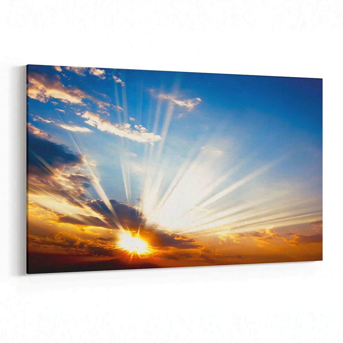 Olla 16121Y Günbatımı Görseli Yatay Kanvas Tablo (Ölçü: 45X30)