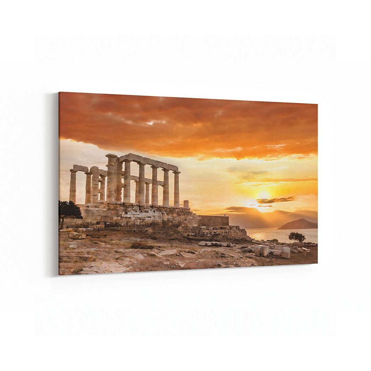 Olla 18433Y Yapı Görseli Yatay Kanvas Tablo (Ölçü: 150X100)