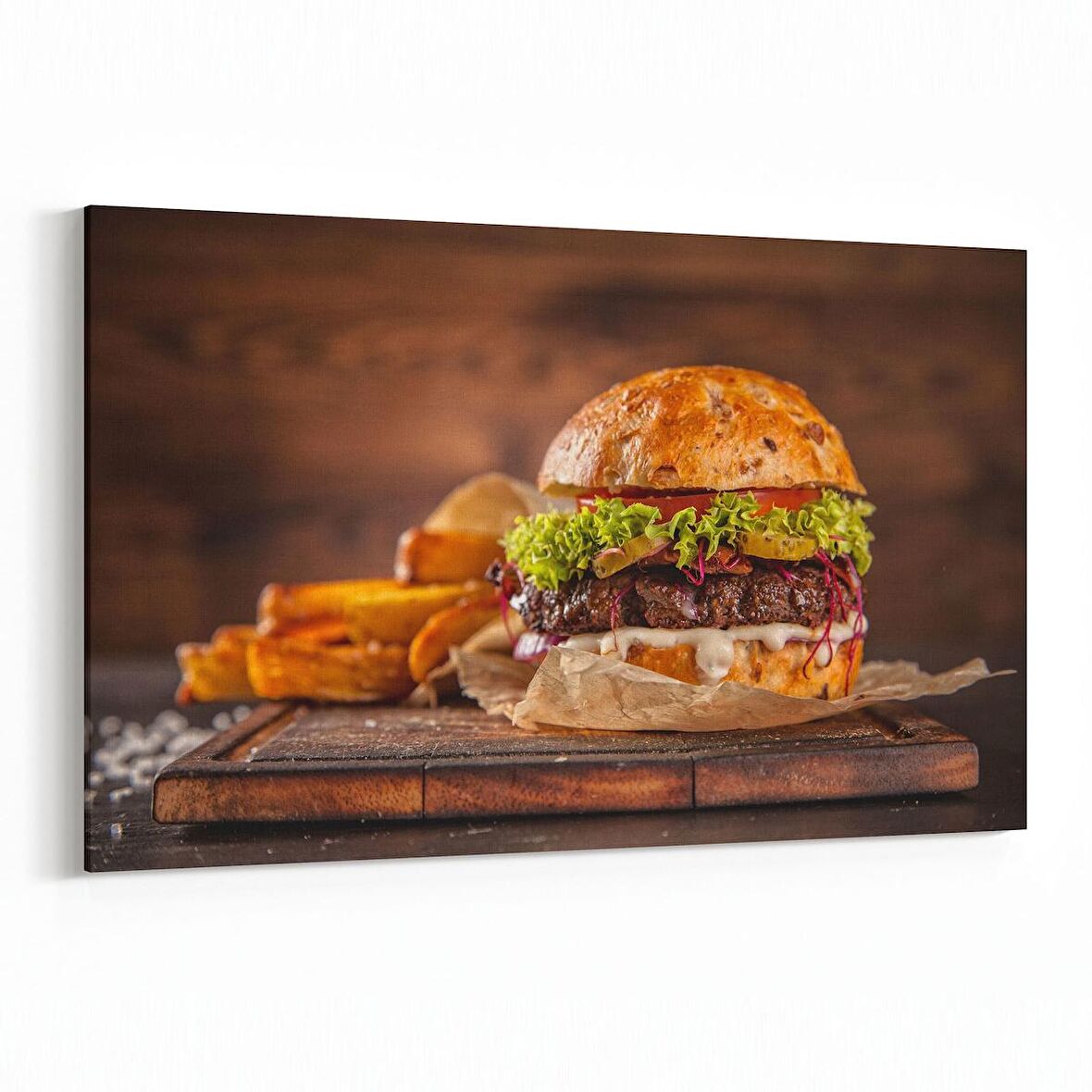 Olla 15170Y Gıda Görseli Yatay Kanvas Tablo (Ölçü: 150X100)