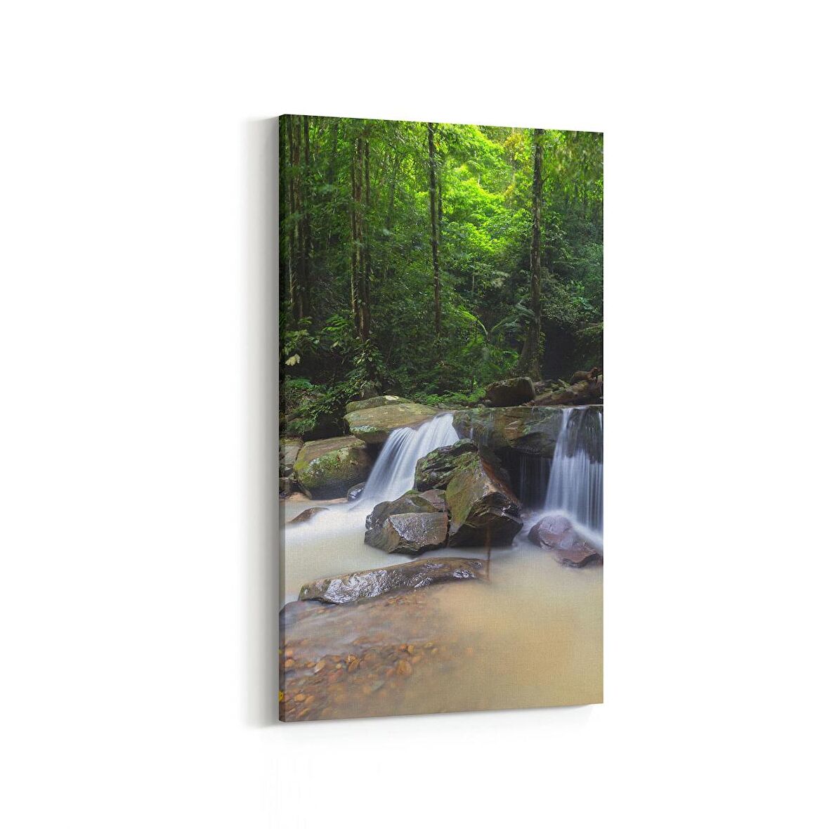 Olla 13779DD Doğa / Manzara Görseli Dikey Dar Kanvas Tablo (Ölçü: 60X120)