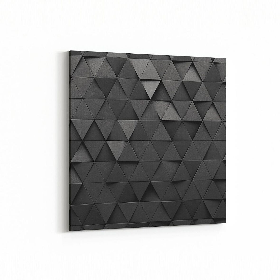 Olla 10030K Abstract 3 Boyut Görsel Kare Kanvas Tablo (Ölçü: 25X25)