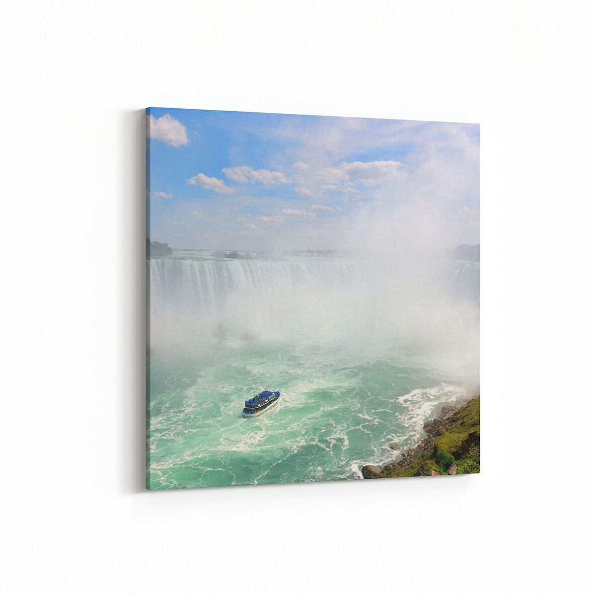 Olla 13506K Doğa / Manzara Görseli Kare Kanvas Tablo (Ölçü: 25X25)