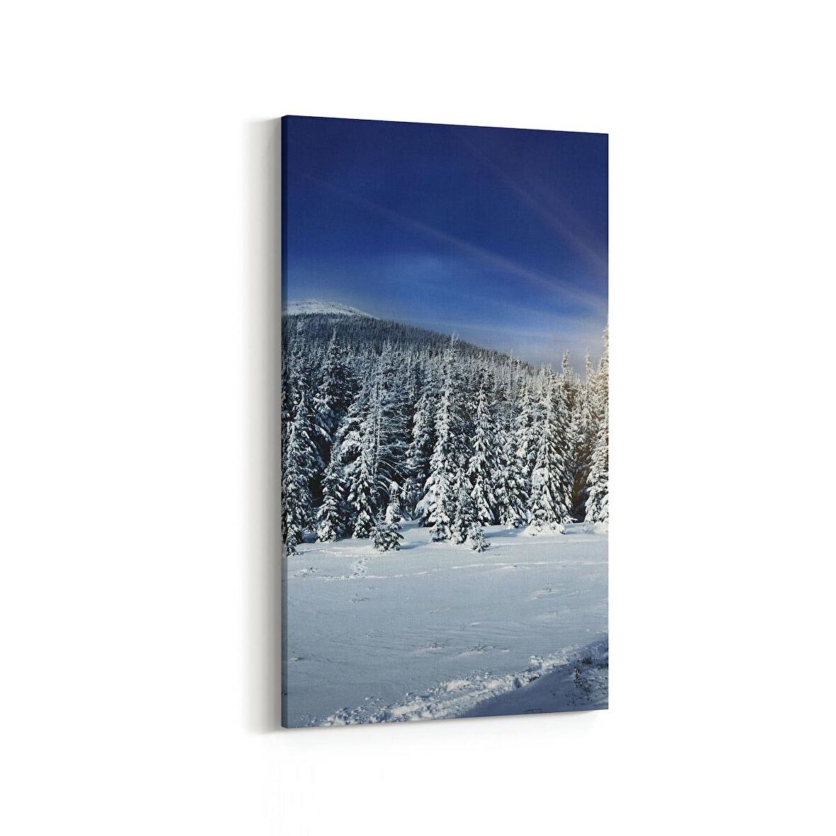 Olla 16127DD Günbatımı Görseli Dikey Dar Kanvas Tablo (Ölçü: 40X80)