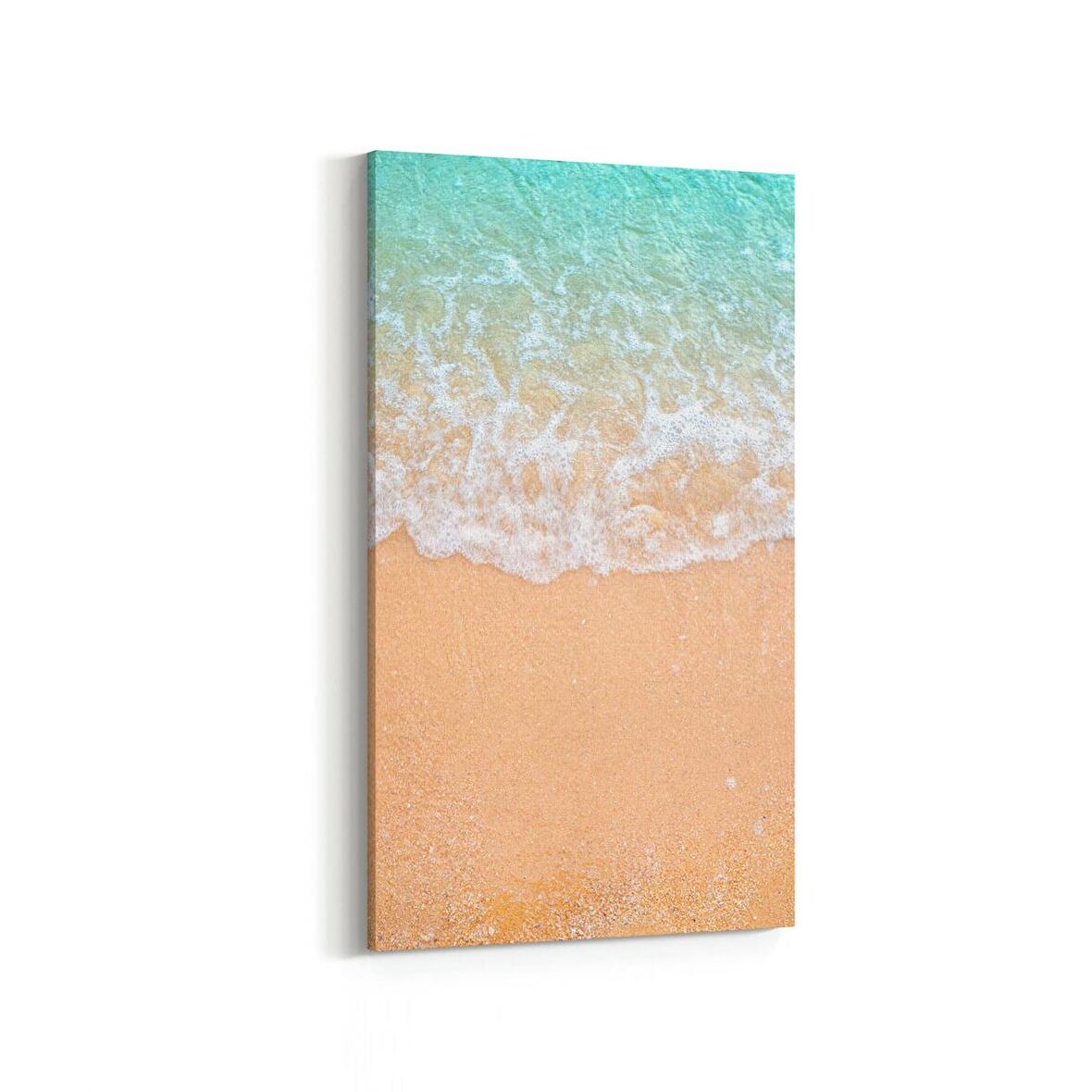 Olla 16413DD Kumsal / Sahil Görseli Dikey Dar Kanvas Tablo (Ölçü: 40X80)