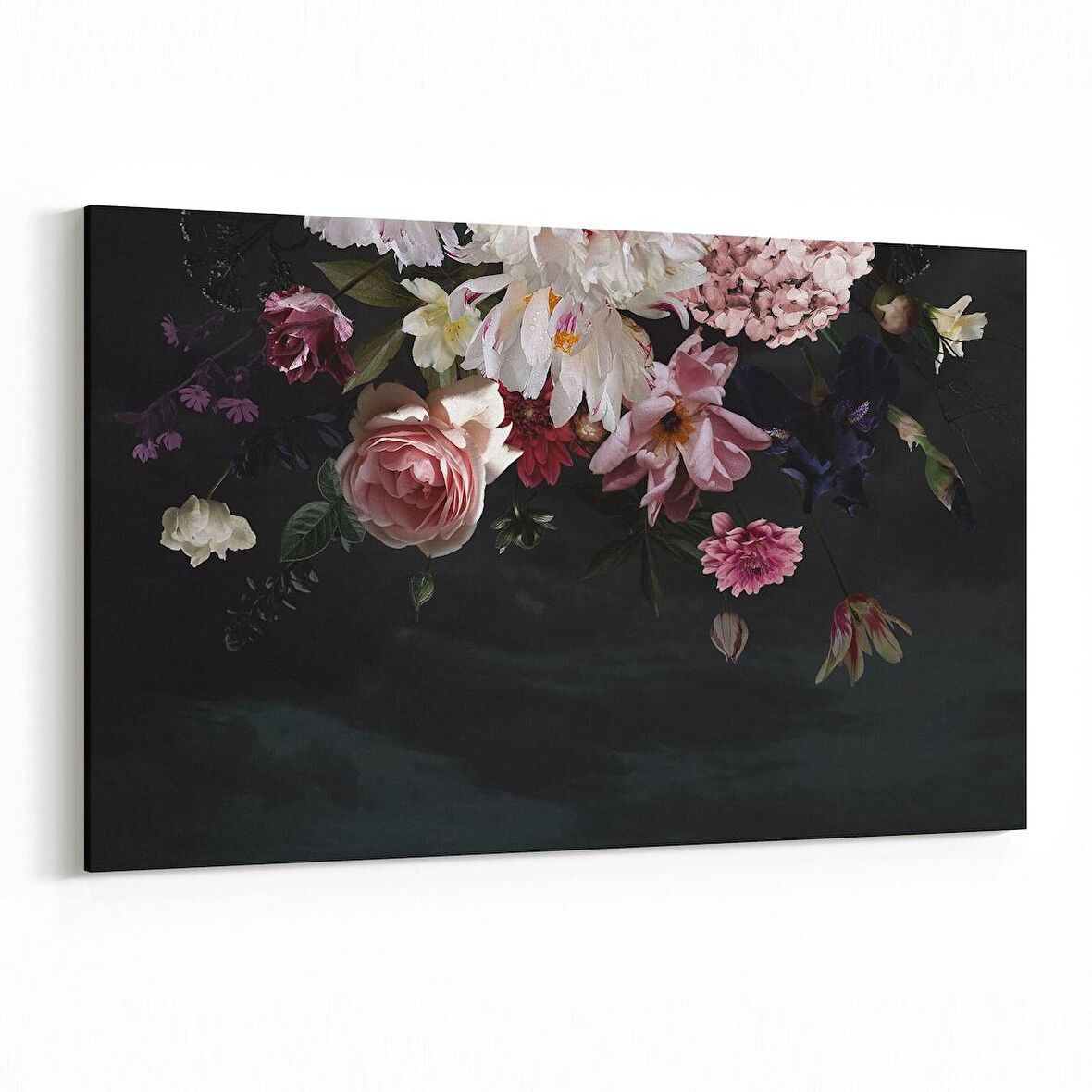 Olla 11767Y Çiçek Görseli Yatay Kanvas Tablo (Ölçü: 45X30)