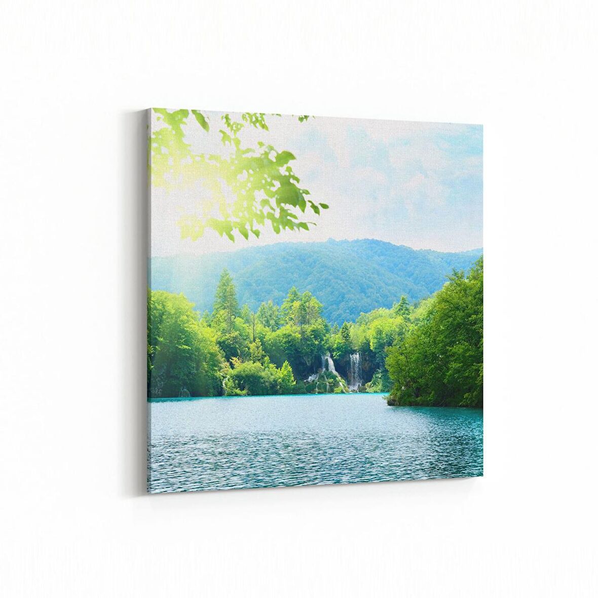 Olla 13654K Doğa / Manzara Görseli Kare Kanvas Tablo (Ölçü: 25X25)