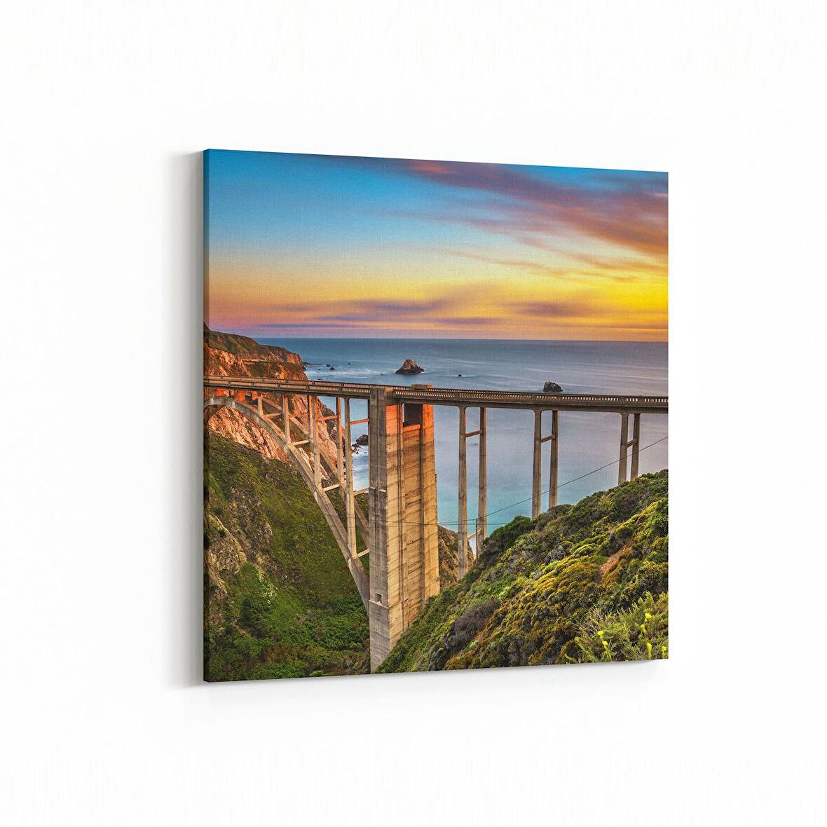 Olla 18678K Yapı Görseli Kare Kanvas Tablo (Ölçü: 25X25)