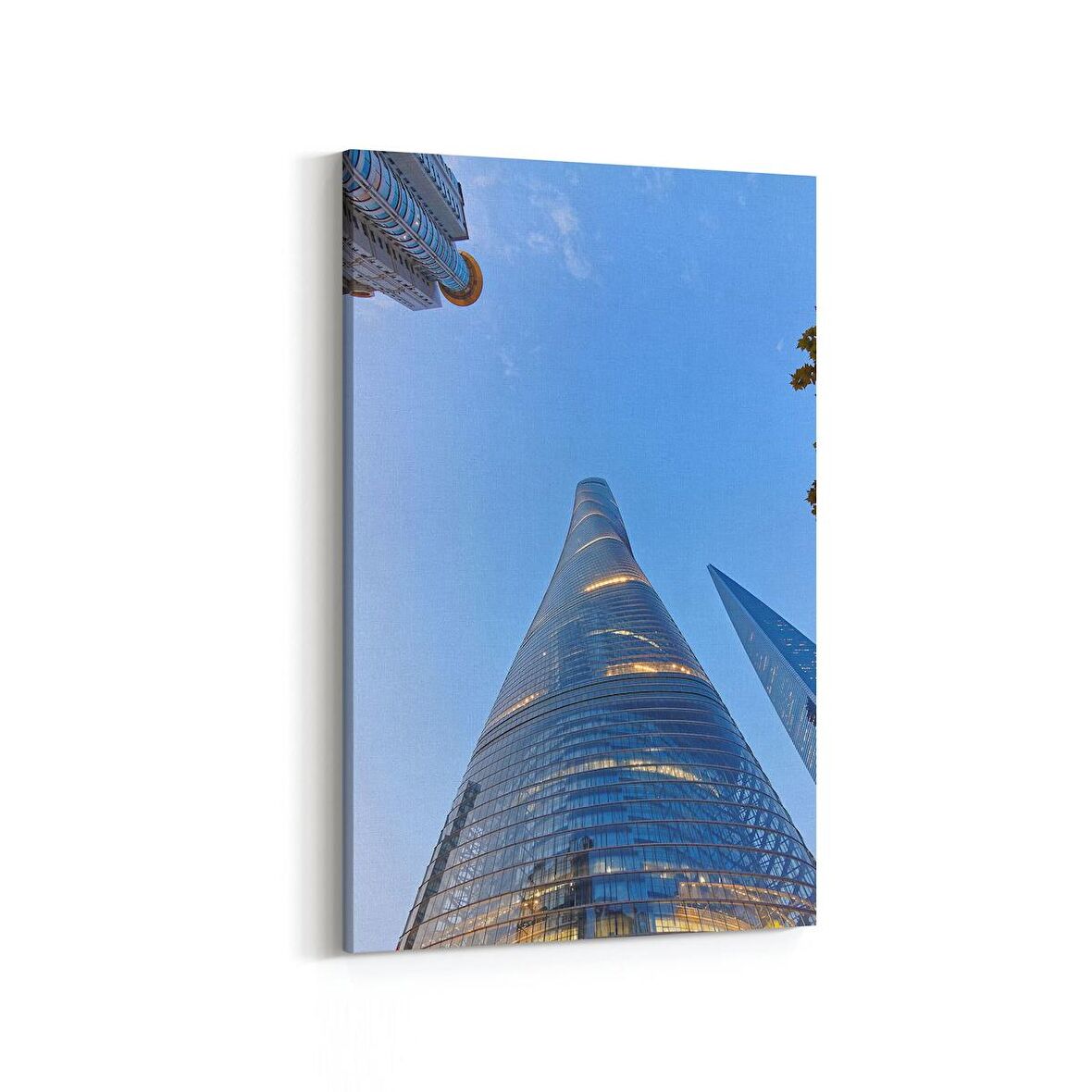 Olla 18499D Yapı Görseli Dikey Kanvas Tablo (Ölçü: 100X150)