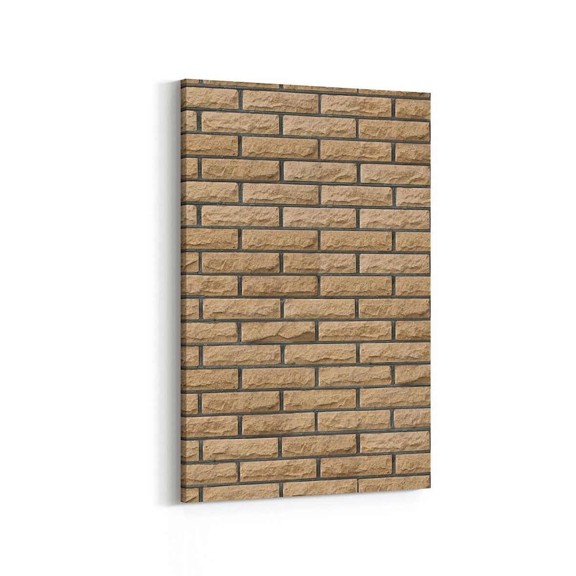 Olla 17362D Taş / Tuğla Görseli Dikey Kanvas Tablo (Ölçü: 100X150)