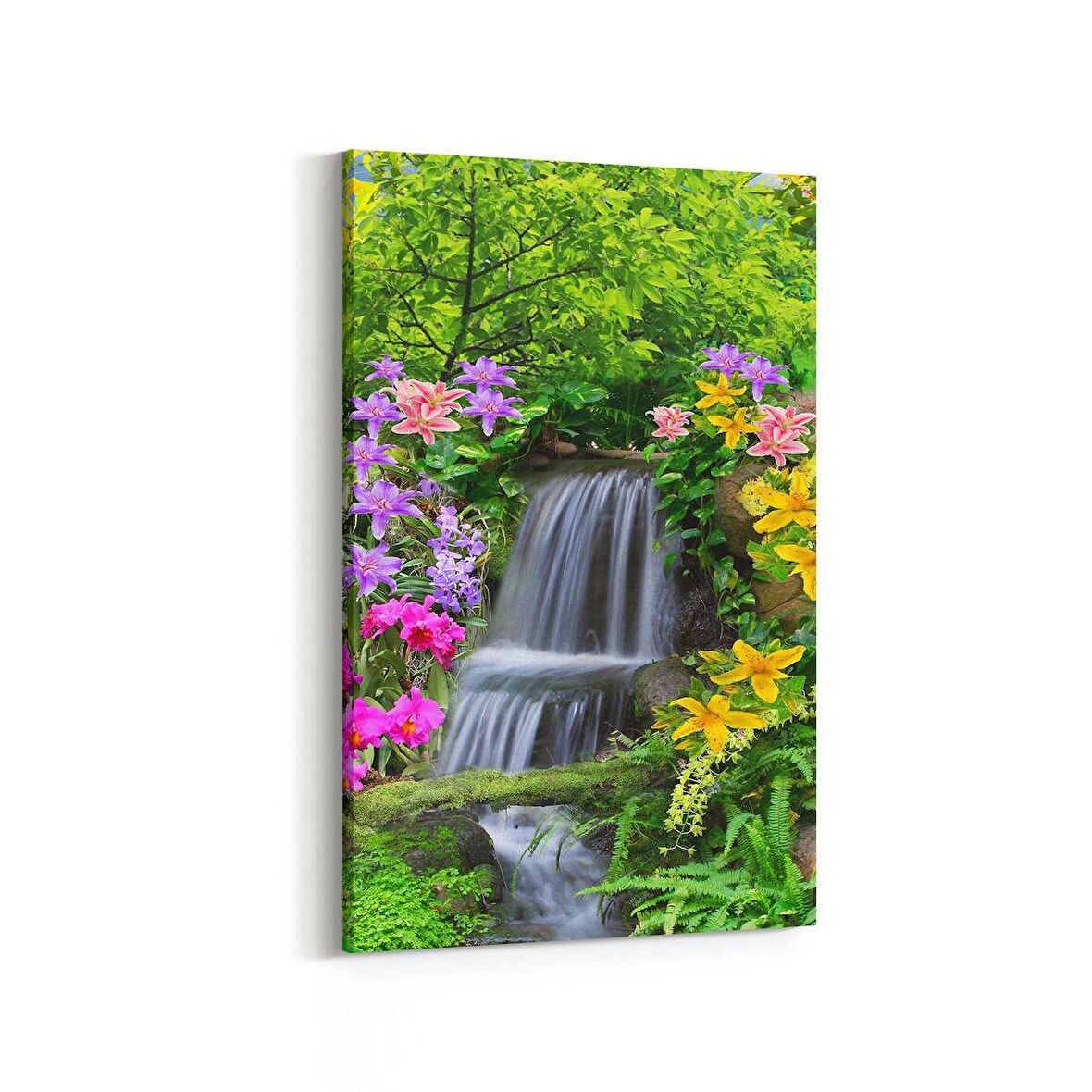 Olla 13349D Doğa / Manzara Görseli Dikey Kanvas Tablo (Ölçü: 60X90)