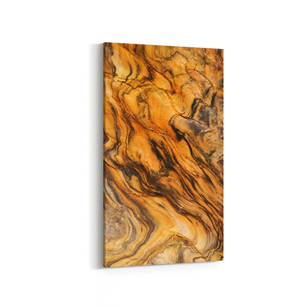 Olla 16651DD Mermer Desen Görsel Dikey Dar Kanvas Tablo (Ölçü: 60X120)