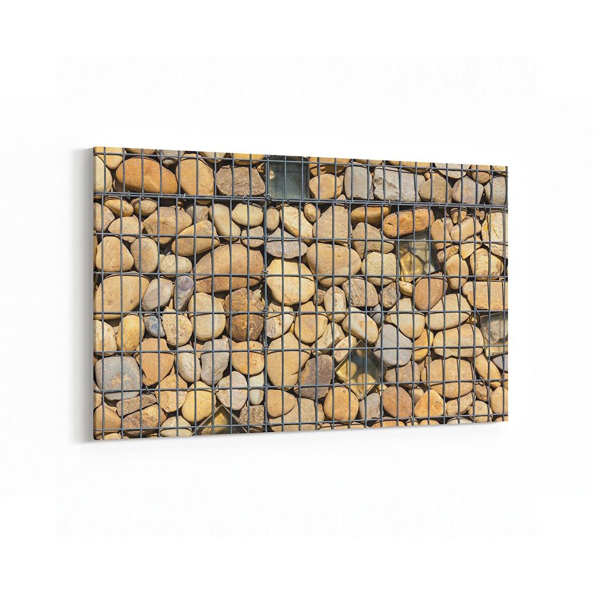 Olla 17440Y Taş / Tuğla Görseli Yatay Kanvas Tablo (Ölçü: 45X30)