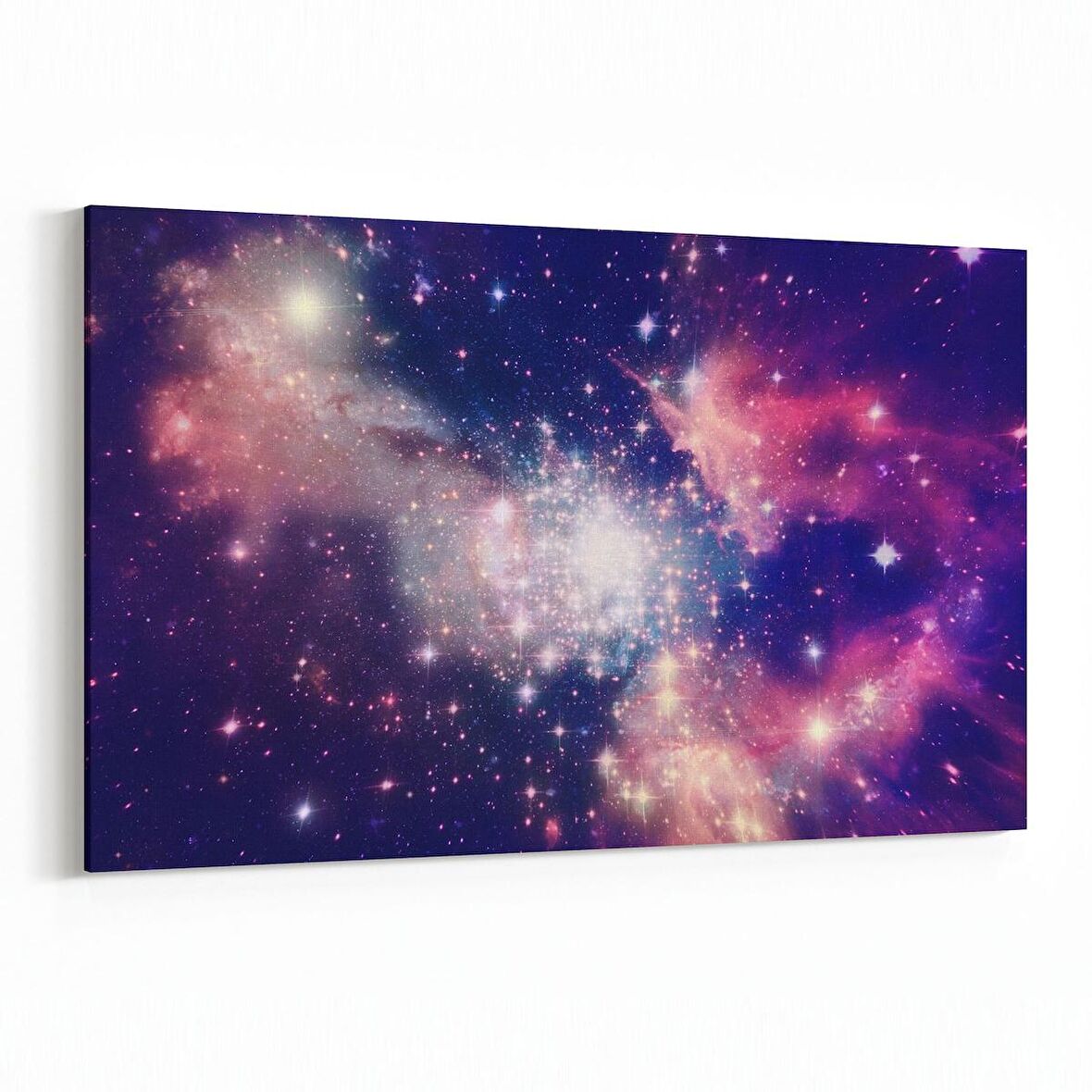 Olla 14642Y Gece Gökyüzü Görseli Yatay Kanvas Tablo (Ölçü: 30X20)