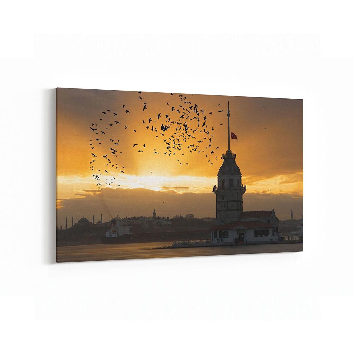 Olla 18447Y Yapı Görseli Yatay Kanvas Tablo (Ölçü: 150X100)