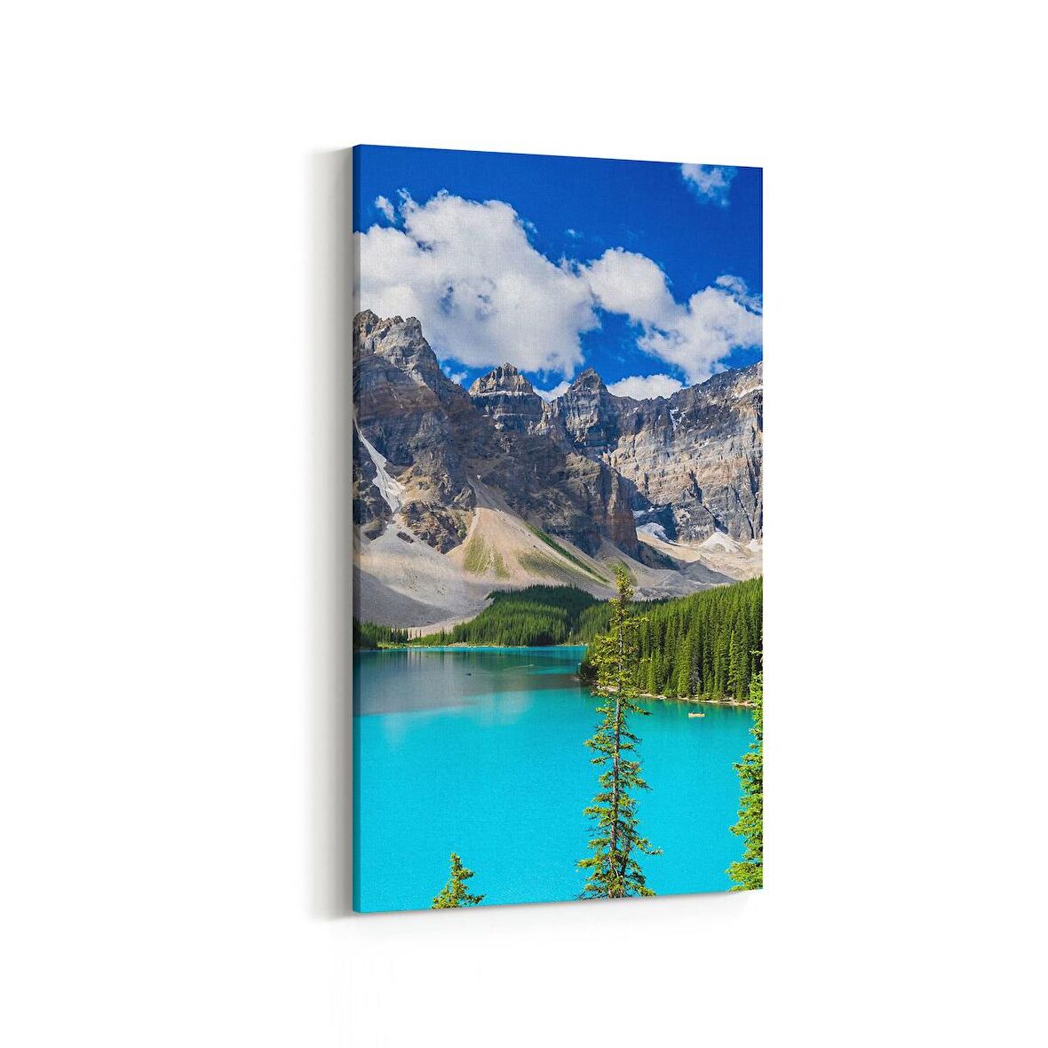Olla 14215DD Doğa / Manzara Görseli Dikey Dar Kanvas Tablo (Ölçü: 40X80)