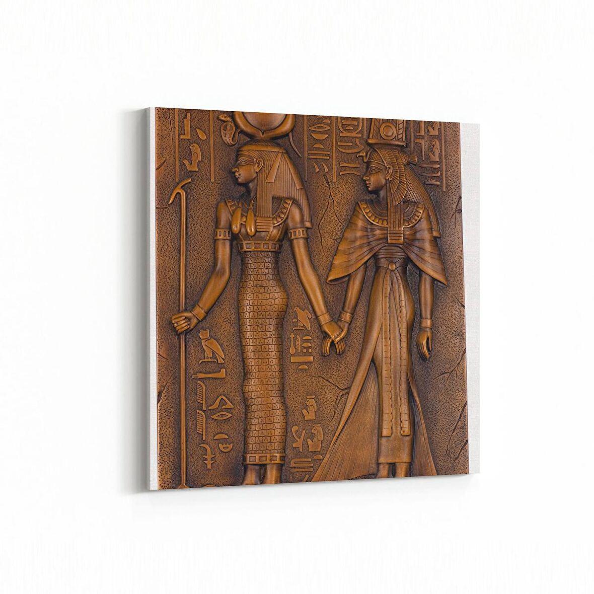 Olla 16267K Heykel / Sanat Görseli Kare Kanvas Tablo (Ölçü: 25X25)