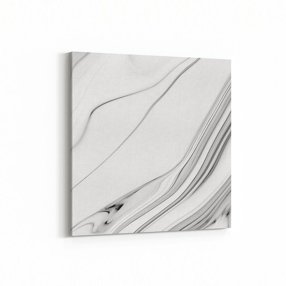 Olla 16686K Mermer Desen Görsel Kare Kanvas Tablo (Ölçü: 100X100)