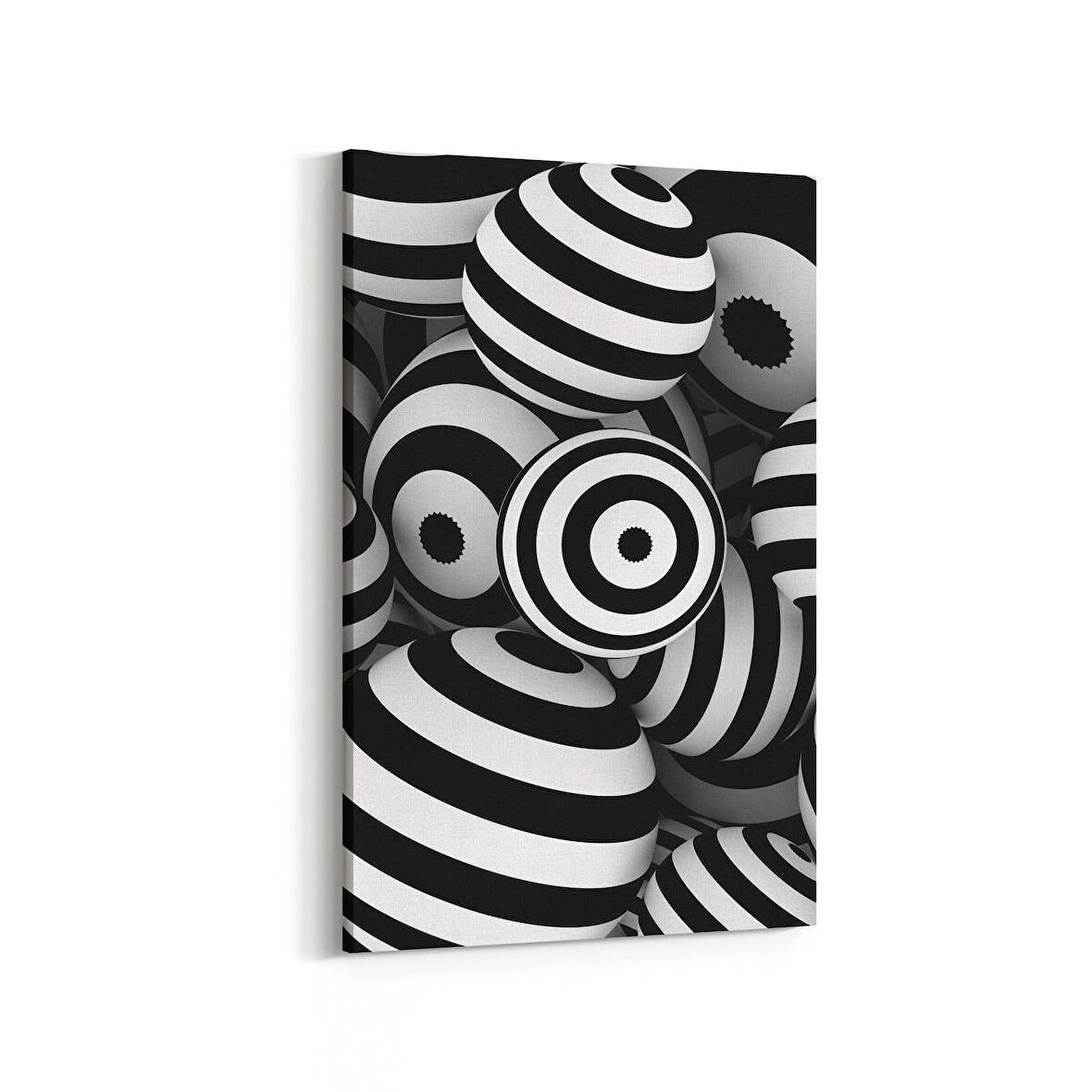 Olla 10059D Abstract Görsel Dikey Kanvas Tablo (Ölçü: 60X90)