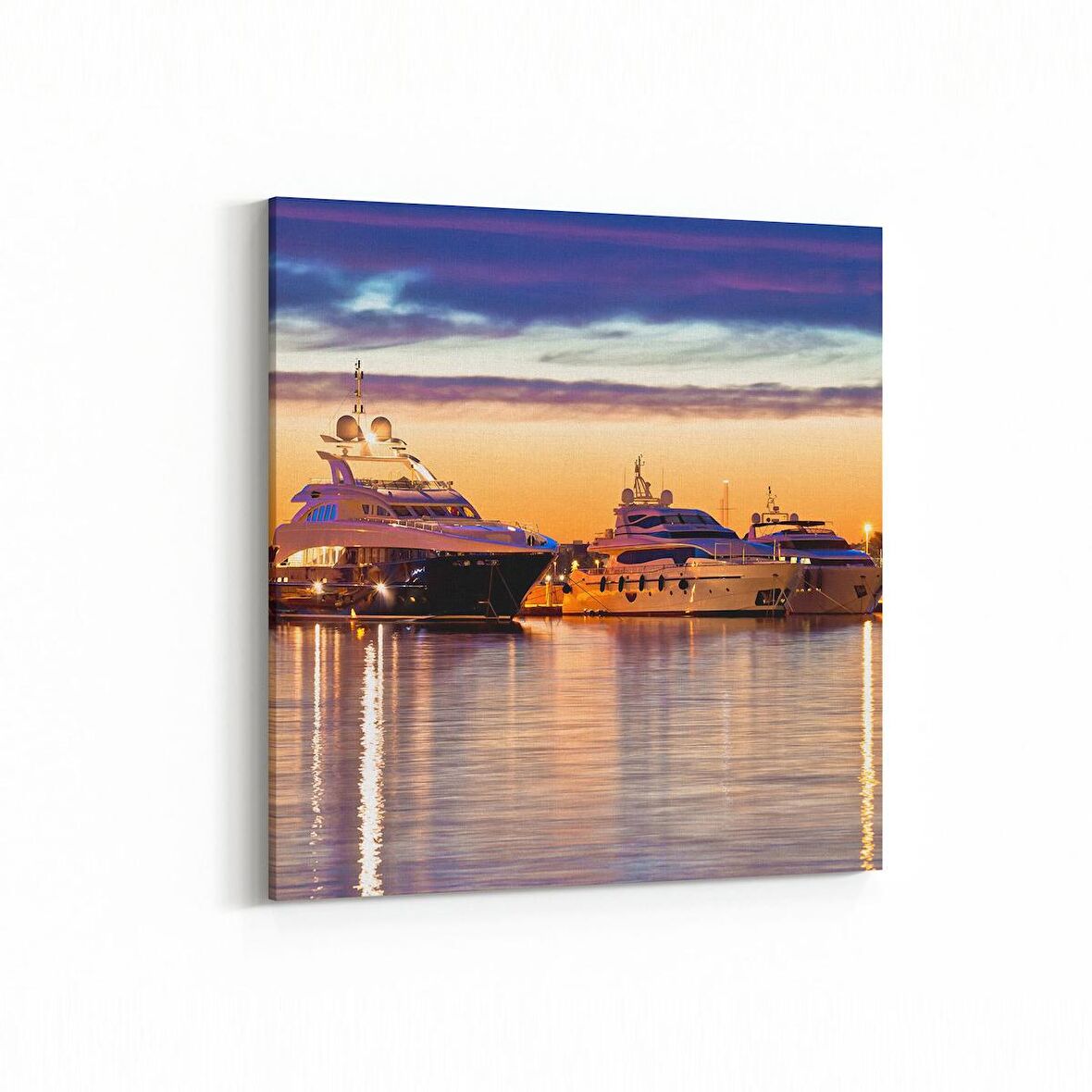 Olla 18618K Yapı Görseli Kare Kanvas Tablo (Ölçü: 25X25)