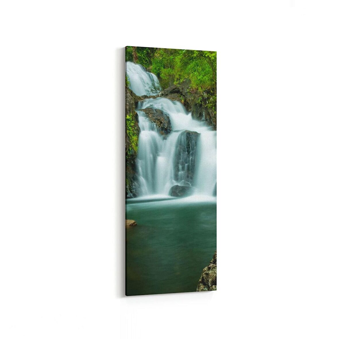 Olla 14289DI Doğa / Manzara Görseli Dikey İnce Kanvas Tablo (Ölçü: 40X120)