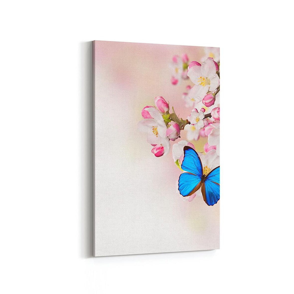 Olla 11711D Orkide Çiçek Görseli Dikey Kanvas Tablo (Ölçü: 60X90)