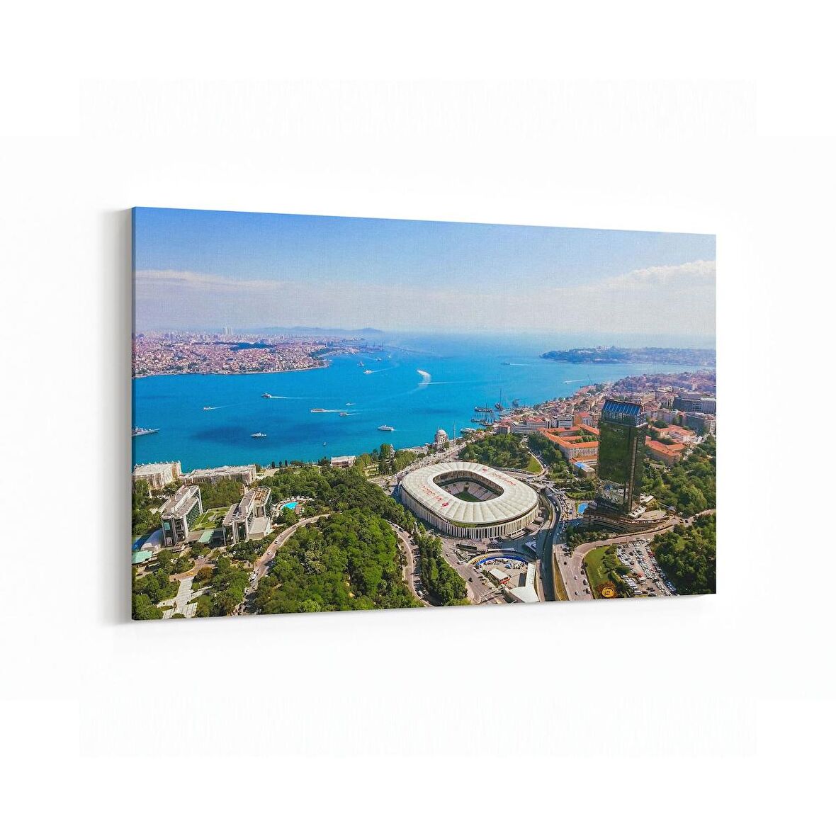 Olla 18848Y Yapı Görseli Yatay Kanvas Tablo (Ölçü: 120X80)