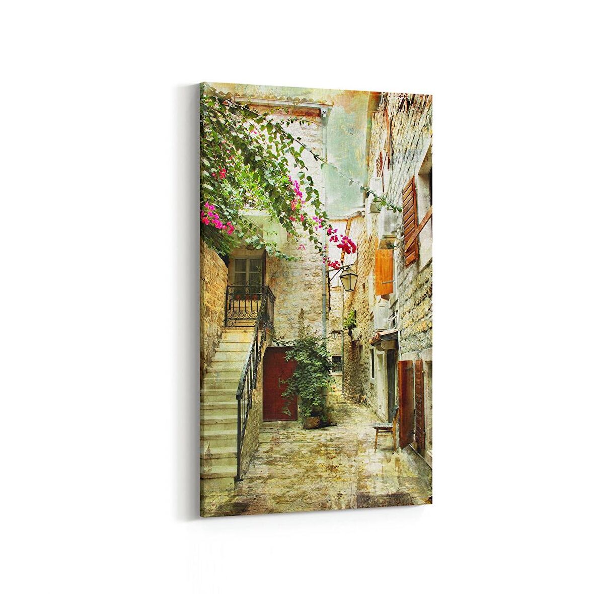 Olla 18205DD Yapı Görseli Dikey Dar Kanvas Tablo (Ölçü: 60X120)