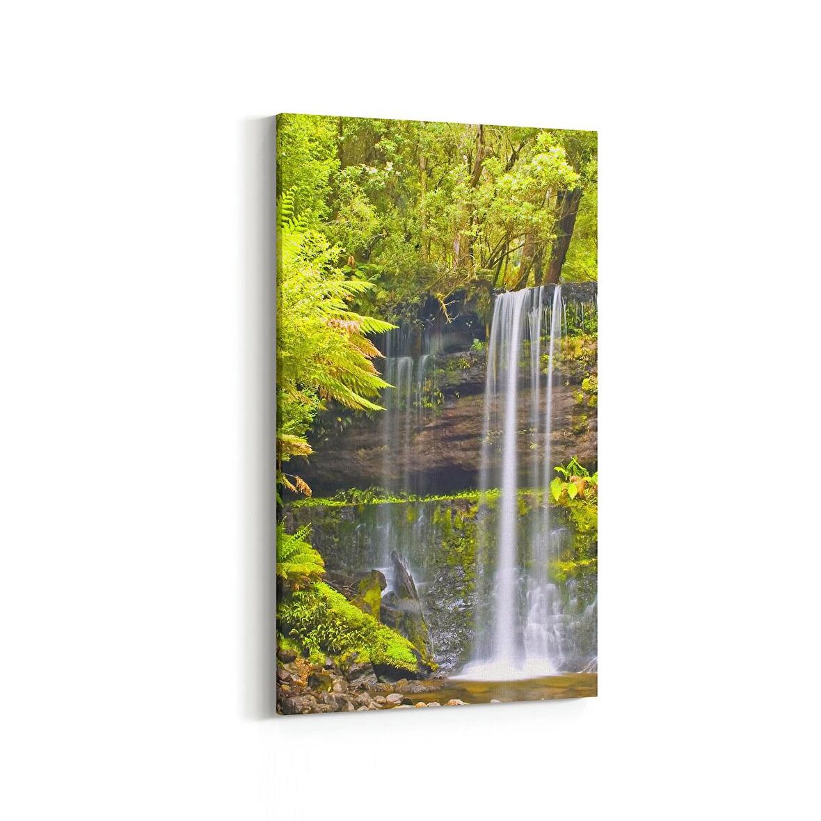 Olla 14417DD Doğa / Manzara Görseli Dikey Dar Kanvas Tablo (Ölçü: 40X80)