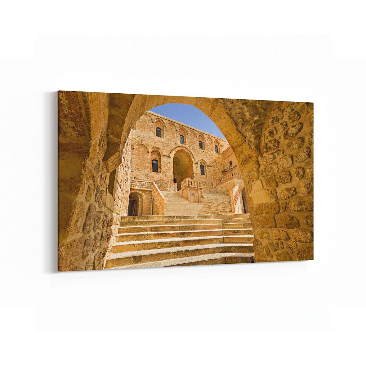 Olla 18734Y Yapı Görseli Yatay Kanvas Tablo (Ölçü: 90X60)