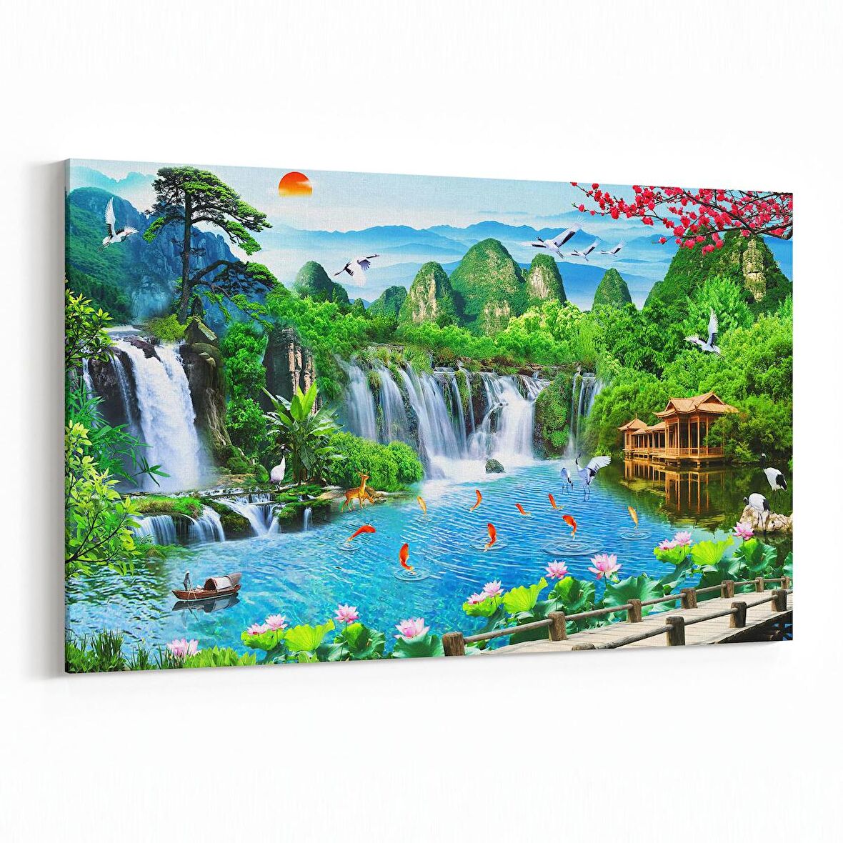 Olla 13578Y Doğa / Manzara Görseli Yatay Kanvas Tablo (Ölçü: 90X60)