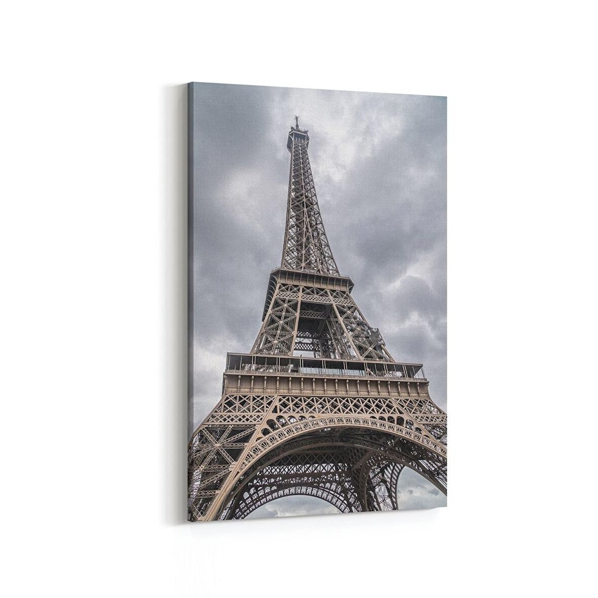 Olla 17913D Yapı Görseli Dikey Kanvas Tablo (Ölçü: 60X90)