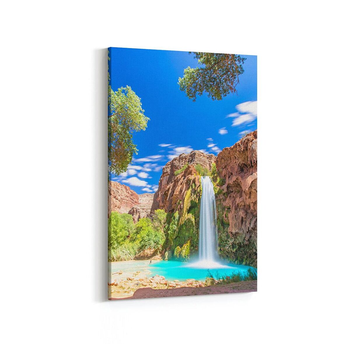 Olla 13510D Doğa / Manzara Görseli Dikey Kanvas Tablo (Ölçü: 60X90)