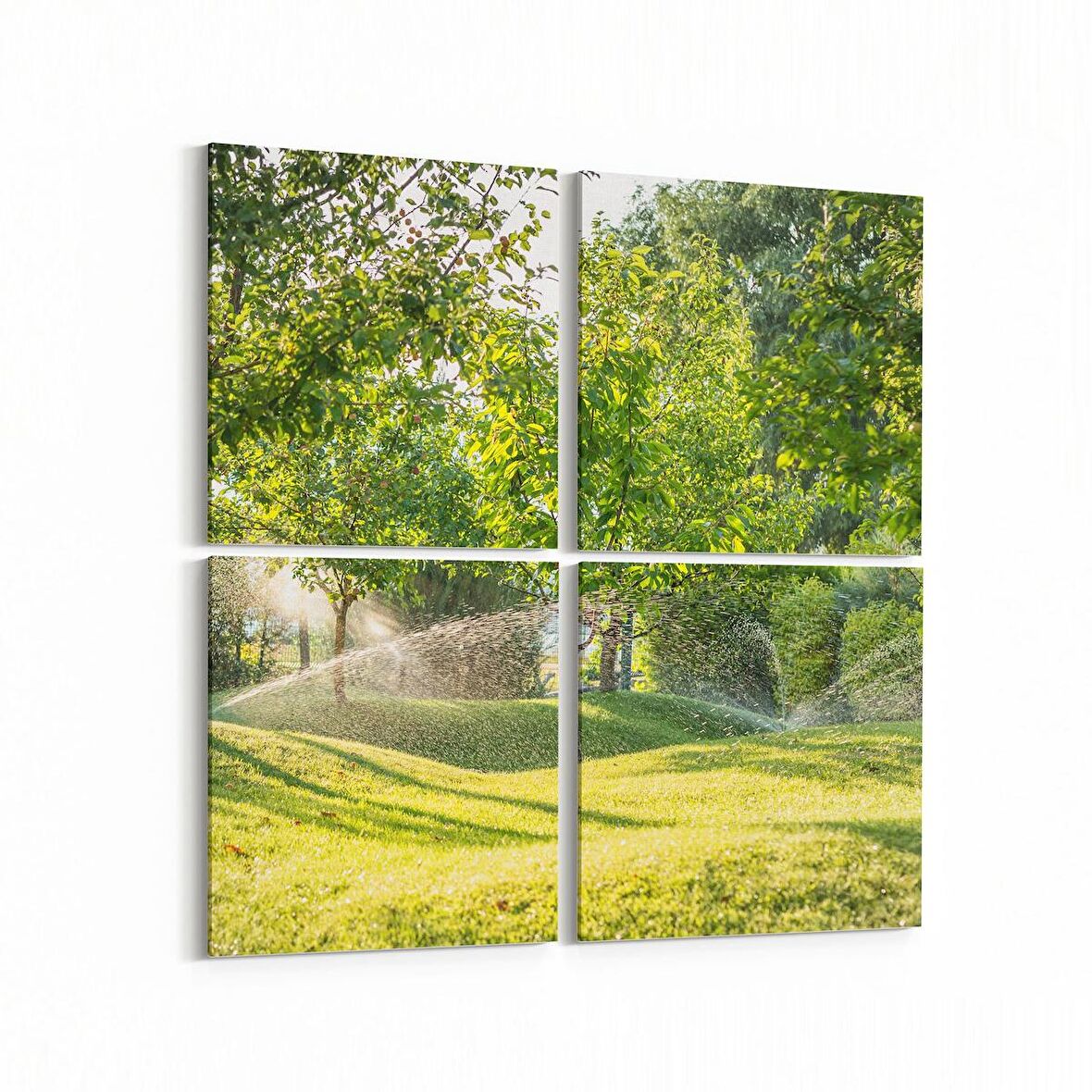 Olla 13496K4 Doğa / Manzara Görseli Kare 4'lü Kanvas Tablo (Ölçü: 145X145)